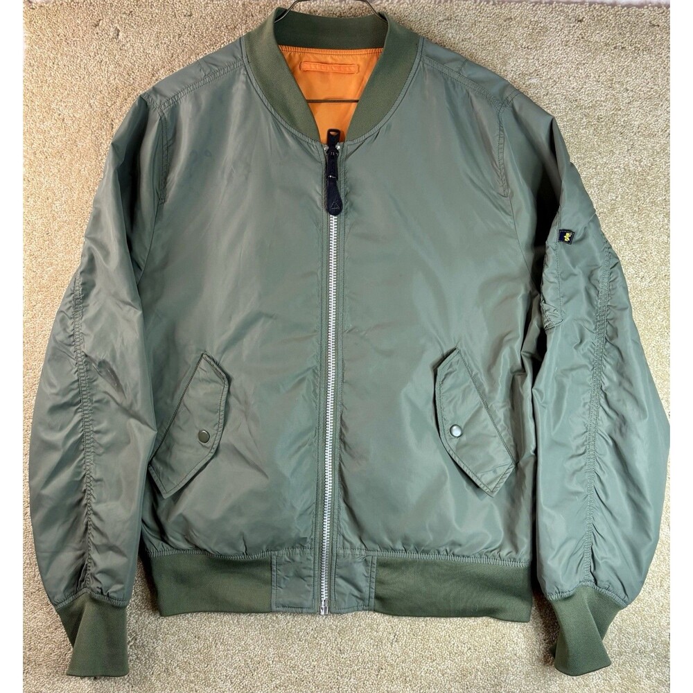 Alpha Industries Vintage USA Made Bomber USAF Flight Jacket XL Knoxville TN USA